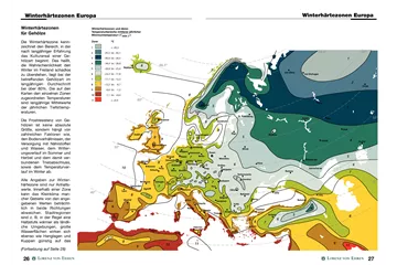 Winterhärtezonen Europa