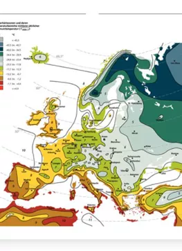 Winterhärtezonen Europa