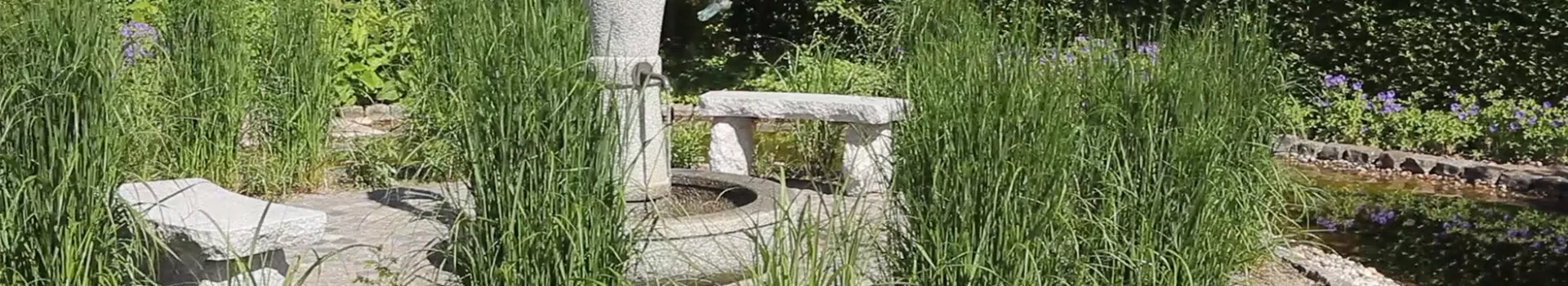 Gartengestaltung - Wasser- und Skulpturengarten