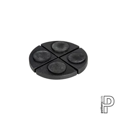 Pot Feet, Black / L 10 x B 10 x H 1,2