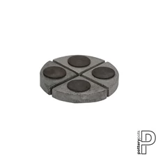 Pot Feet, Grey / L 10 x B 10 x H 1,2