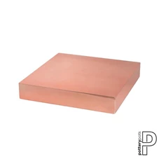 Topper Thick - Platinum, L, Platinum Rose / L 40 x B 40 x 8 cm