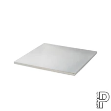 Topper Thin - Platinum, L, Platinum Silver / L 40 x B 40 x H 2,5 cm